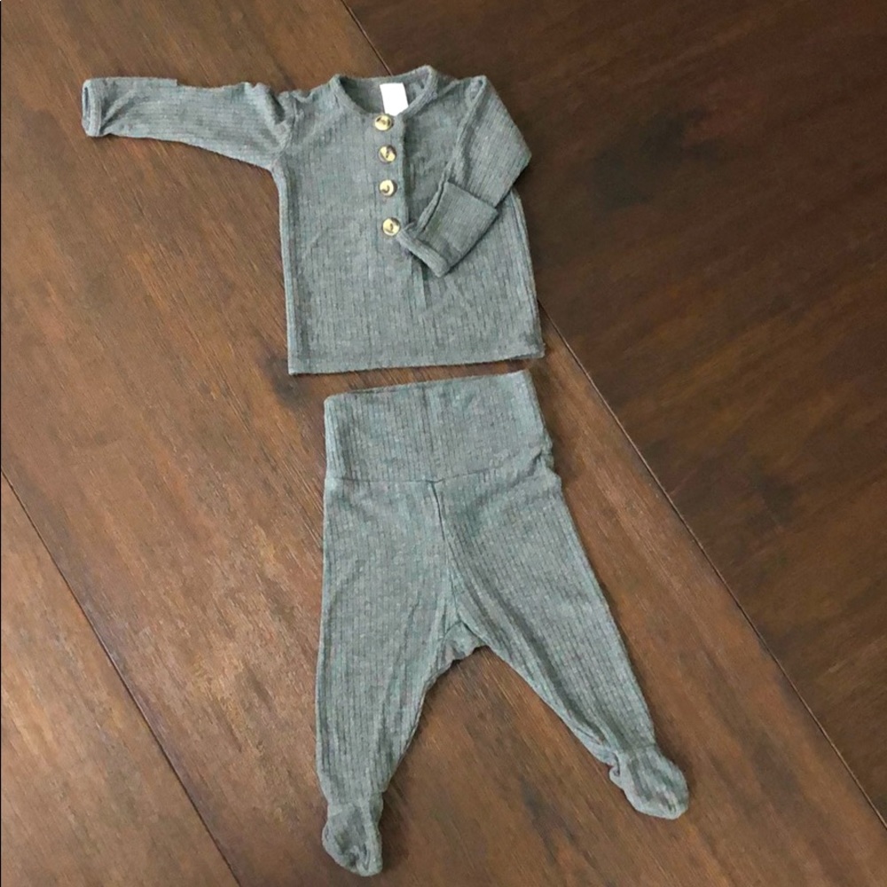 Lou Lou & Company Oakley Ribbed Newborn Set